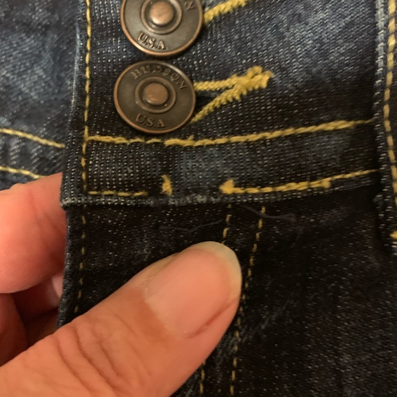 Hudson Jeans Midrise Signature Boot Cut dark wash Size 26, 32 inch inseam - Picture 8 of 8